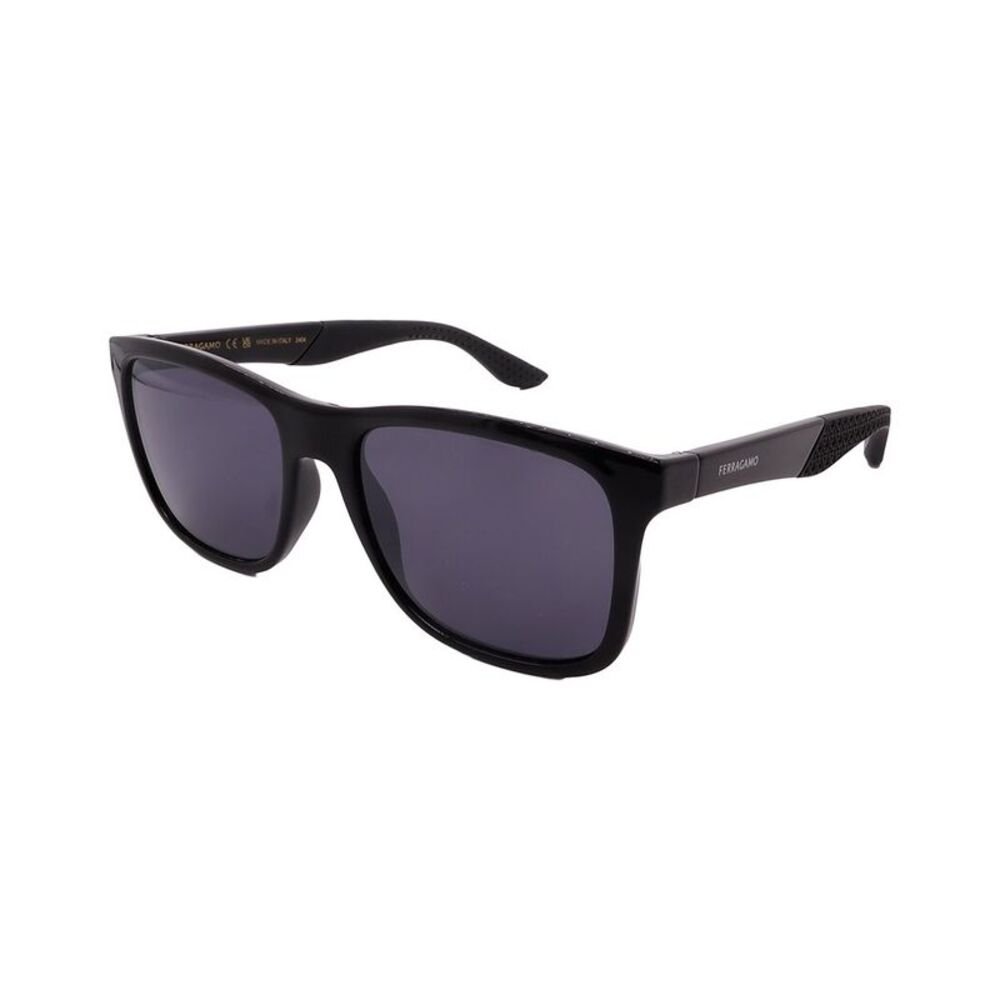 Ferragamo Men's 56Mm Sunglasses, Black
